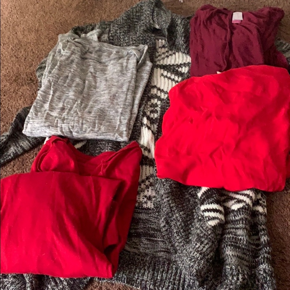 Lot of shirts M-L size
